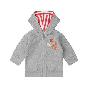 Monica + Andy Girls Embroidered Zip-Up Hoodie